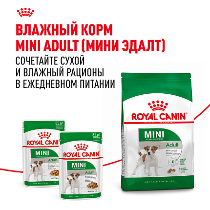 Cухой корм Royal Canin Mini Adult (МИНИ ЭДАЛТ) 8 кг